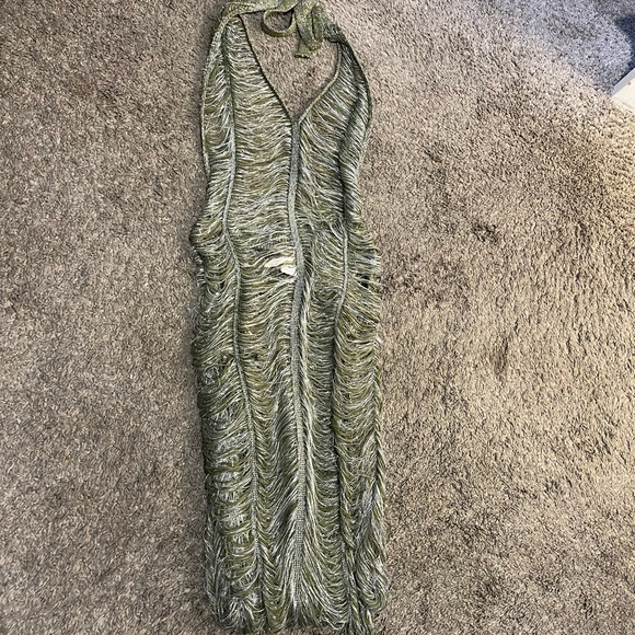 Fashion Nova Primi Relaxing All Summer Crochet Cover Up Maxi Dress - Picture 4 of 4